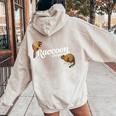 Raccoon Whisperer Women's Hoodie - Cute Back Print for Raccoon Lovers Sand