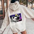 Street Cats Trash Pandas Enthusiasts Live Fast Eat Trash Panda Raccoon Opossum Enthusiasts -Adults Cotton Blend Women's Hoodie Back Print Sand