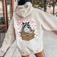 Trash Team Women's Hoodie - Opossum & Raccoon Design for Animal Lovers Sand