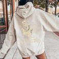 Vintage Cowboy Raccoon Hoodie - Small Women's Western Humor Sand