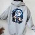 Animal Meme Women's Hoodie | Opossum Raccoon Skunk Design Sport Grey