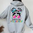 Bruh It's My 11Th Birthday 11 Year Old 11Th Birthday Girl Women Oversized Hoodie Back Print Sport Grey