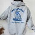 Cowboy Raccoon Meme Women's Hoodie - Fun Gift for Humor Lovers Sport Grey