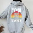 Raccoon Women's Hoodie - Vintage Retro Save The Trash Pandas Design Sport Grey