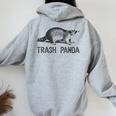 Trash Panda Raccoon Women's Hoodie | Modern Grey Animal Print Sport Grey