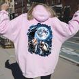 Animal Meme Women's Hoodie | Opossum Raccoon Skunk Design Light Pink