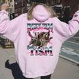 Autism Raccoon Meme Women's Hoodie - Celebrate Neurodiversity Light Pink