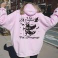 Raccoon Print Women's Hoodie | Fun Grey Cotton Blend - Trendy Style Light Pink