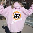 Women's Hoodie - Cute Trash Panda Raccoon Cartoon | Casual All Seasons Light Pink