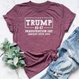 47 President Donald Trump Inauguration Day 2025 Memorabilia Bella Canvas T-shirt Heather Maroon