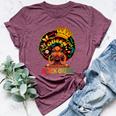 Black History Queen Black History Month African Womens Bella Canvas T-shirt Heather Maroon