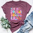 In My Double Digits Era Groovy Ten Years Old 10Th Birthday Bella Canvas T-shirt Heather Maroon