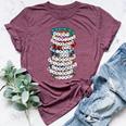 Girl Taylor First Name Personalized Groovy 80'S Bracelet Bella Canvas T-shirt Heather Maroon
