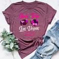 Girls Trip Las Vegas 2025 Nevada Vacation Birthday Trip Bella Canvas T-shirt Heather Maroon