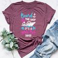 It's A Girls Trip 2025 Vacation Travel Girls Cruising 2025 Bella Canvas T-shirt Heather Maroon