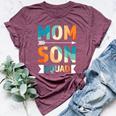 Mom Son Squad Mother Family Bella Canvas T-shirt Heather Maroon