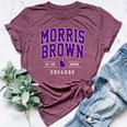 Morris Brown College Arch Vintage Women Bella Canvas T-shirt Heather Maroon