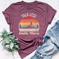 Retro Talk Less Smile More Shirt Historic Hamilton Quote Women's Heather T-Shirt Heather Maroon