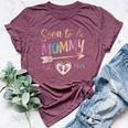 Soon To Be Mommy 2025 Mom Est 2025 Loading Promoted To Mommy Bella Canvas T-shirt Heather Maroon