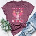 Tiny Humans Stole My Heart Nicu Nurse Happy Valentine's Day Bella Canvas T-shirt Heather Maroon