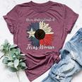 Never Underestimate A Texas Woman Feminist Women's Rights Women's Heather T-Shirt Heather Maroon