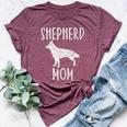 Vintage German Shepherd Mom Dog Owner Shepard Mother Bella Canvas T-shirt Heather Maroon