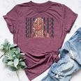 Vintage Glorilla First Name Glorilla Personalized Groovy 80S Bella Canvas T-shirt Heather Maroon