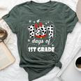 101 Days 1St Grade Dog 100 Days School 100Th Day Students Bella Canvas T-shirt Heather Forest