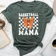 Basketball Mama Coquette Bow Game Day Sports Lover Mom Bella Canvas T-shirt Heather Forest