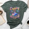Cruising Side By Side Husband Wife Love Cruise Couple Cruise Bella Canvas T-shirt Heather Forest