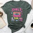 Girls Just Wanna Have Fun 80S Classic Retro Vibe Celebration Bella Canvas T-shirt Heather Forest