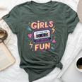 Girls Just Wanna Have Fun Retro 80S Throwback Memories Vibe Bella Canvas T-shirt Heather Forest