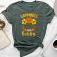 Happiness Is Being A Bubby Cute Bella Canvas T-shirt Heather Forest