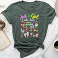Just A Girl Who Love Dandy's World Bella Canvas T-shirt Heather Forest