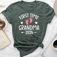 Promoted To Grandma 2025 Grandma Est 2025 Bella Canvas T-shirt Heather Forest
