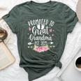 Promoted To Great Grandma Est 2025 First Time New Grandma Bella Canvas T-shirt Heather Forest