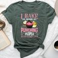 Rude Cupcake Bakery Humor Baking Joke Women's Heather T-Shirt Heather Forest