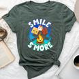 Smile S'More Weekend Clamping Children Women's Heather T-Shirt Heather Forest