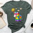 Unicorn Lover Master Builder Bricks Blocks Play Toys Girls Bella Canvas T-shirt Heather Forest