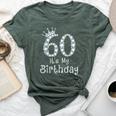 60 It's My Birthday 60 Years Old Happy 60Th Birthday Girl Bella Canvas T-shirt Heather Mauve