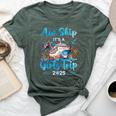 Aw Ship It's A Girls Trip 2025 Girl Cruise Vacation Trip Bella Canvas T-shirt Heather Mauve