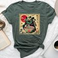 Cat Ramen Japanese Samurai Kawaii Cat Anime Girls Boys Bella Canvas T-shirt Heather Mauve
