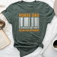 Dad Of Horse Lover Equestrian Horseback Rider Horse Riding Bella Canvas T-shirt Heather Mauve