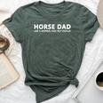 Horseback Riding Father Horse Dad Bella Canvas T-shirt Heather Mauve