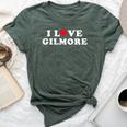 I Love Gilmore Matching Girlfriend & Boyfriend Gilmore Name Women's Heather T-Shirt Heather Mauve
