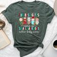 Small Packages Mother Baby Nurse Christmas Mom Baby Nurse Bella Canvas T-shirt Heather Mauve