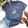 Aw Ship It's A Girls Trip 2025 Girl Cruise Vacation Trip Bella Canvas T-shirt Heather Forest