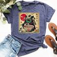 Cat Ramen Japanese Samurai Kawaii Cat Anime Girls Boys Bella Canvas T-shirt Heather Forest