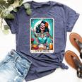 Cool Mama Club Tarot Card Skeleton Halloween Bella Canvas T-shirt Heather Forest