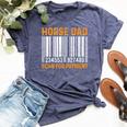 Dad Of Horse Lover Equestrian Horseback Rider Horse Riding Bella Canvas T-shirt Heather Forest